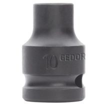 GedoreRed - Douille d'impact 1/2 6 pans SW21mm L.38mm - Pour serrage - Étui inclus