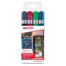 Marqueur Craie Edding E4095 Couleurs Standards