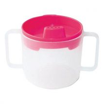 Lot de 6 - Tasses À Anse Et Bec 20 Cl - Polyp. - Grenadine