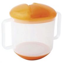 Lot de 6 - Tasses À Bec Repliable 20 Cl - Polyp. - Orange