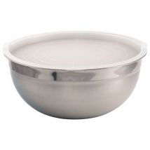 Saladiers Inox Ø 28 Cm Avec Couvercle Polyp.