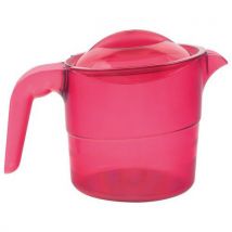Lot de 4 - Pichets Copolyester 05 L Avec Couv. Rose Transparent