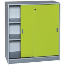 Armoire De Bureau Portes Couli Aluminium Hauteur 100 Cm 9538