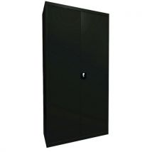 Armoire Porte Battantes Acial L.100cm H.198cm 7022 Moka