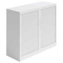 Armoire Bureau Arche À Rideaux 120x104cm 9328 Blanc Et Blanc