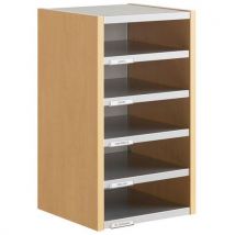 Module Tri De Courrier Simple Hauteur 66 Cm Pommier Et Alu