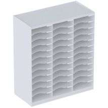 Trieur Monobloc 36 Cases Blanc Et Blanc