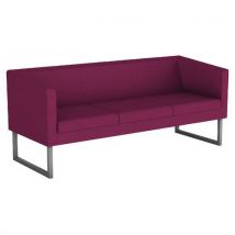 Sokoa - Canapé 3 places Punto 378 Magenta - 173x68x73 cm - Éco-responsable 50% recyclé