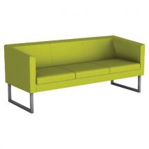 Canapé 3 Places Punto Tissu Pvc Anis