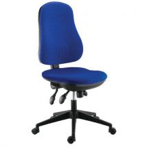 Chaise Frezio - Mécanisme Asynchrone Tissu Polyester Bleu