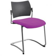 Chaise Visiteur Prague Pièt. Luge Gris Assise 378 Magenta