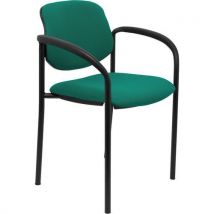 Chaise Villalgordo Avec Accoudoirs Fixes - Vert Émeraude