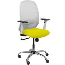 Chaise De Bureau Cilanco Bras Réglable Chromé-jaune