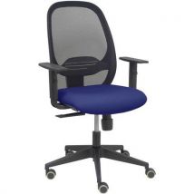 Chaise De Bureau Cilanco Avec Bras Réglable - Bleu Marine