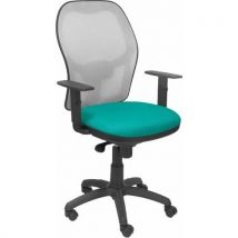 Chaise Jorquera Accoudoirs Réglables Gris/turquoise