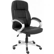 Fauteuil De Direction Tobarra Similicuir Noir