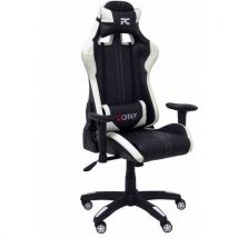 Fauteuil De Gaming Paraiso Similicuir Noir/blanc