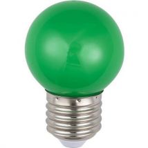 Ampoule Led E27 G45x68 1w Coloris Vert Opale