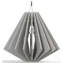 Luminaire Acoustique Triangle Gris Clair