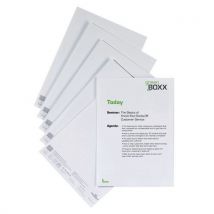 Lot de 10 - Durable 10 Planche D'insertions Bristols Pour Plaque De Porte Infosign - A4 - Durable