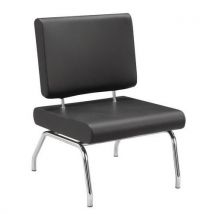 Nowy Styl - Chauffeuse ALTEA 1 place vinyle noir - Design moderne et confortable - Idéale pour réception