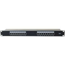 CUC - Panneau de brassage 19U CAT6 STP 16 ports autodénudants - Informatique et multimédia