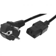 Cordon D'alimentation Pc Cee7 / C13 Noir - 18 M