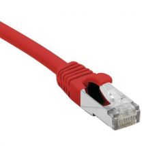 Cordon Rj45 Catégorie 6 F/utp Lsoh Snagless Rouge - 15 M
