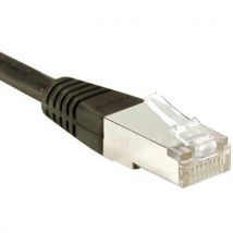 Cordon Rj45 Catégorie 6 S/ftp Noir - 15 M