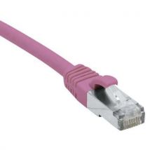 Cordon Rj45 Catégorie 6a F/utp Lsoh Snagless Rose - 75 M