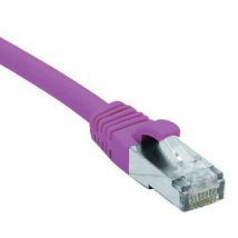 CUC - Cordon RJ45 Catégorie 6 F/UTP LSOH Snagless Rose 2m - Informatique et Multimédia