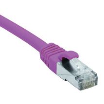 CUC - Cordon RJ45 Catégorie 6 F/UTP LSOH Snagless Rose - 25m - Haute Performance Réseau