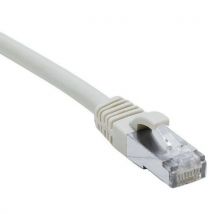 Cordon Rj45 Catégorie 6a S/ftp Lsoh Snagless Gris - 15 M