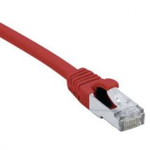 Dexlan - Cordon RJ45 Catégorie 6A S/FTP LSOH Snagless Rouge 2m - Haute Performance Réseau