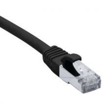 Cordon Rj45 Catégorie 6a S/ftp Lsoh Snagless Noir - 3 M