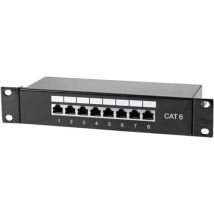 Panneau 10 1u 8 Ports Cat6 Stp