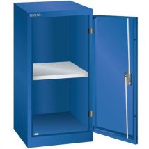 Armoire 1 Porte 500x580x1000mm-1 Tablette-bleu Fluo