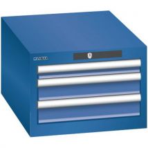 Armoire Bleu Gent. 411x572x283 Avec 3 Tir. 75kg _ 78.404.090