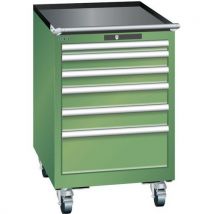 Armoire Vert 564x572x890 Avec 6 Tir. 75kg _ 14.247.030