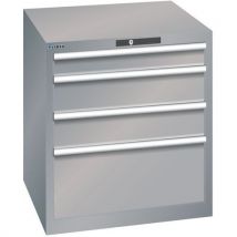 Armoire Gris Pigeon 717x725x800 Avec 4 Tir. 75kg