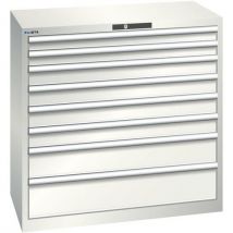 Armoire Blanc Gris 1023x572x1000 Avec 8 Tir. 75kg