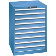 Armoire Bleu Cap. 717x725x1000 Avec 9 Tir. 200kg