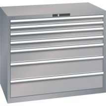 Armoire à tiroirs Lista - Gris pigeon, 7 tiroirs 200Kg