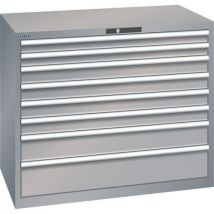 Armoire à tiroirs 1193x725x1000mm Gris Pigeon - 8 tiroirs 200Kg - Lista