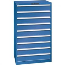 Armoire Bleu Gent. 870x725x1450 Avec 9 Tiroirs 200kg