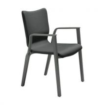 Sunset Creation - Fauteuil Bridge Flexy Ginkgo - Hêtre Anthracite Gris Foncé - Usage Collectivité M1