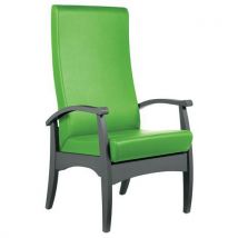 Fauteuil De Repos Realty Abaka Olive - Hêtre Anthracite