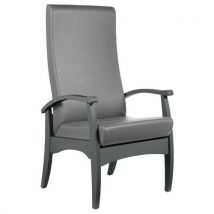 Fauteuil De Repos Realty Abaka Taupe - Hêtre Anthracite