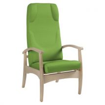 Fauteuil Repos Ergo. Grand Large Abaka Olive - Bouleau