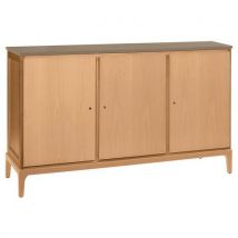 Buffet Mona 3 Portes Naturel Plateau Strat Pierre De Lune
